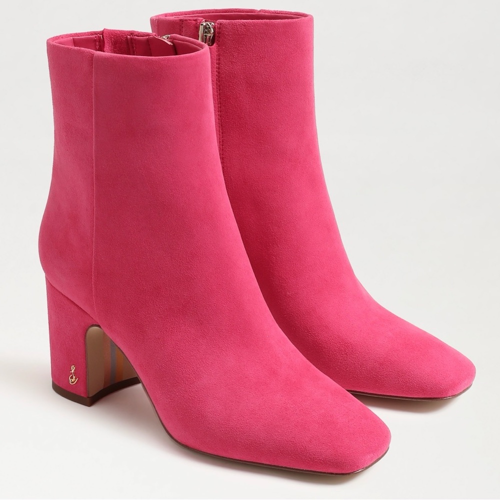 Sam Edelman Fawn Ankle Boot Dahlia Pink